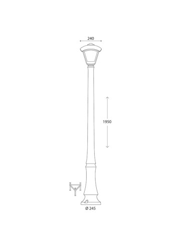 Farola Dario T24.306.000.AXV1K Fumagalli