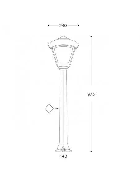 Farola Dario T24.242.000.AXV1K Fumagalli