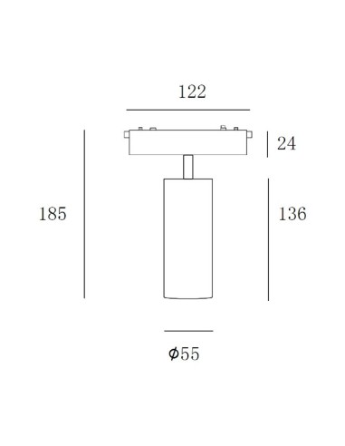 Foco de carril Piquet A26481809A Lumit