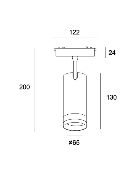 Foco de carril Piquet A26492409A Lumit