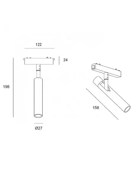Foco de carril Piquet A26490409A Lumit