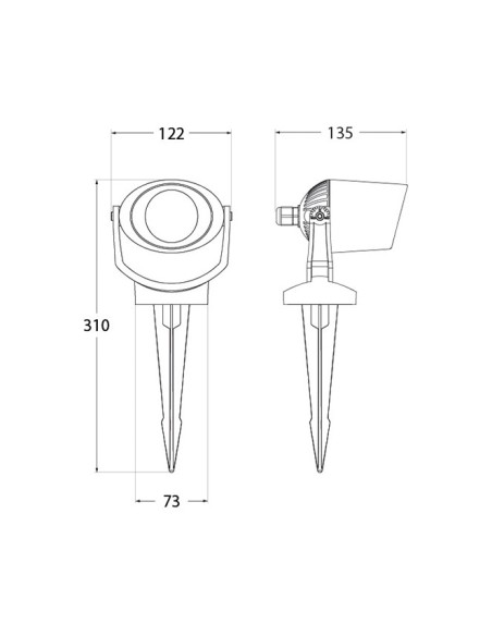 Pincho de jardín Tommy 1M2.001.000.WXL1K Fumagalli