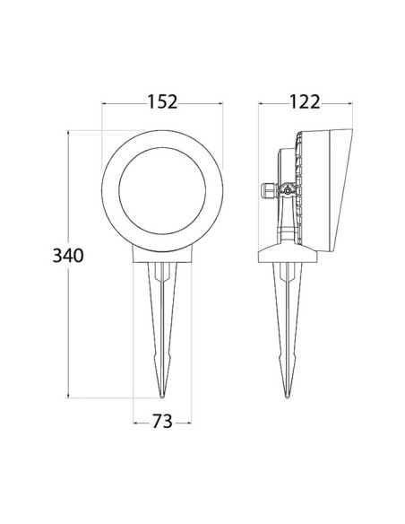 Pincho de jardín Tommy 2M2.001.000.WXD1K Fumagalli
