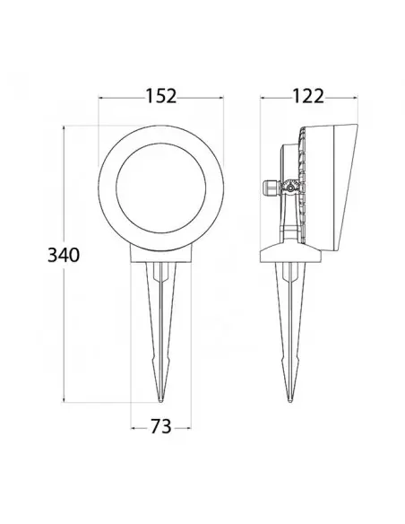 Pincho de jardín Tommy 2M2.001.000.AXD1K Fumagalli