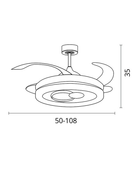Ventilador Hersa F-1033 Belair