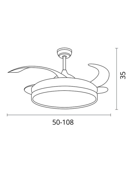 Ventilador Toronto F-1036 Belair