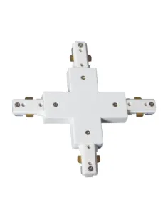Conector En X Negro 2 Hilos 0840CONECT-X-NE FABRILAMP, Carriles y accesorios proyectores