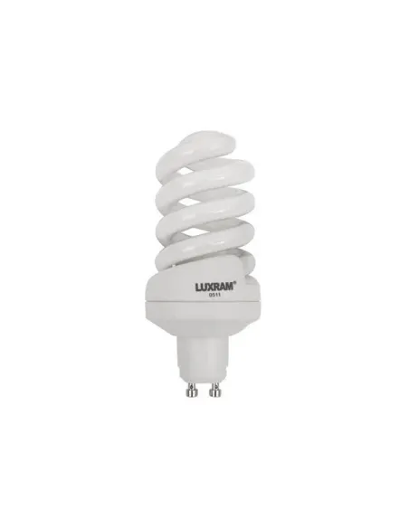 Bombilla Eco Gu10 15w Ext minispiral 4000k Blanca 3 301/15-B FABRILAMP, Bombillas bajo consumo