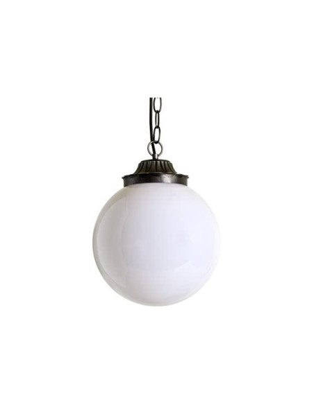 Lámparas de techo colgantes Exterior Esfera Negro (35x25) 1xe27 99 P-4344-NEGRO FABRILAMP, Colgantes exterior