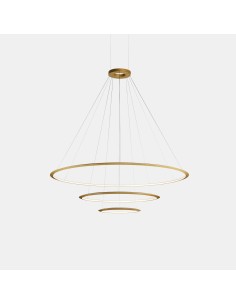 Colgante Circular Inward 5 Rings (ø1200 ø2000 ø3000 ø2000 ø1200) CD4E-00W9AZOSEF Leds C4
