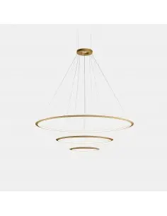 Colgante Circular Inward 5 Rings (ø1200 ø2000 ø3000 ø2000 ø1200) CD4E-00V9AZOSEF Leds C4