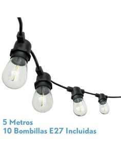 Guirnalda luces exterior Verbena 233205109 Abrila