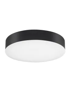 Plafon exterior ALBERTA 100748 SULION Ø32cm negro LED 20w 4000K 1400lm IP65, Plafones exterior