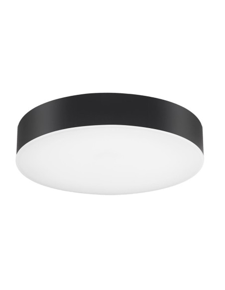 Plafon exterior ALBERTA 100748 SULION Ø32cm negro LED 20w 4000K 1400lm IP65, Plafones exterior