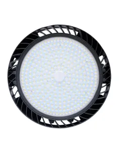 Plafon de techo BUILT 100757 SULION Ø36cm 19cm alto negro LED 100w 4000K 12000lm, Plafones de techo