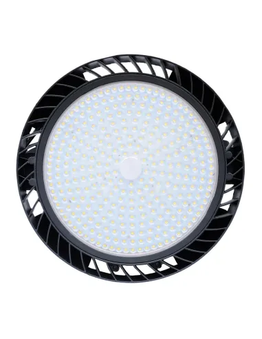 Plafon de techo BUILT 100757 SULION Ø36cm 19cm alto negro LED 100w 4000K 12000lm, Plafones de techo