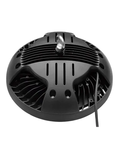 Plafon de techo BUILT 100757 SULION Ø36cm 19cm alto negro LED 100w 4000K 12000lm, Plafones de techo