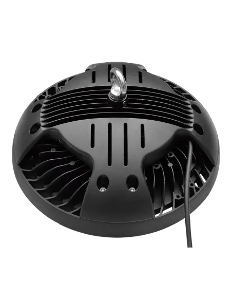 Plafon de techo BUILT 100757 SULION Ø36cm 19cm alto negro LED 100w 4000K 12000lm, Plafones de techo