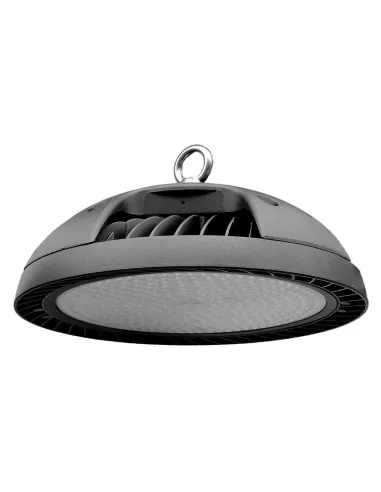 Plafon de techo BUILT 100757 SULION Ø36cm 19cm alto negro LED 100w 4000K 12000lm, Plafones de techo