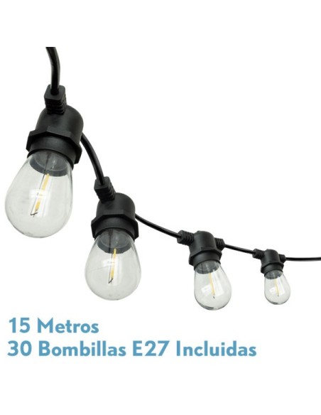 Guirnalda luces exterior Verbena 233215309 Abrila