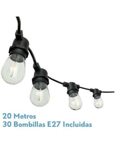 Guirnalda luces exterior Verbena 233220309 Abrila