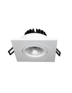 Downlight blanco COBFIX SQUARE SULION 9w 2700k 450Lm 9x9cm, Lámparas modernas