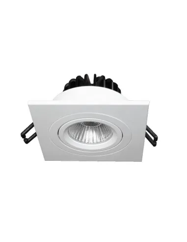 Downlight blanco COBFIX SQUARE SULION 9w 2700k 450Lm 9x9cm, Lámparas modernas