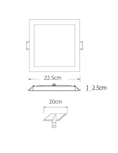 Downlight empotrable Intego 2.0 Cct 2026344 Techtouch