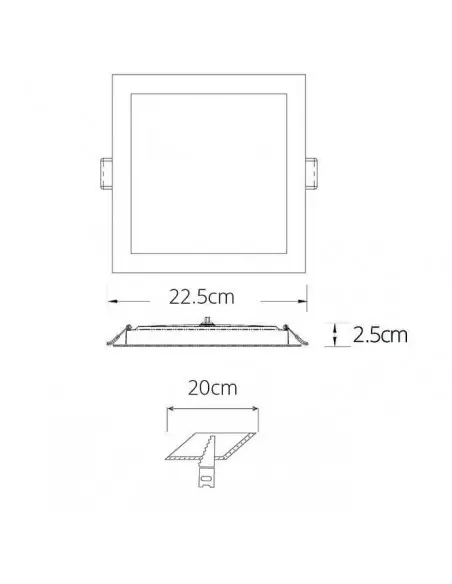 Downlight empotrable Intego 2.0 Cct 2026344 Techtouch
