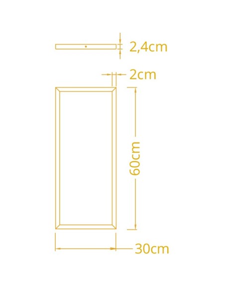 Panel led Voltaire Cct A25883601ABS Lumit