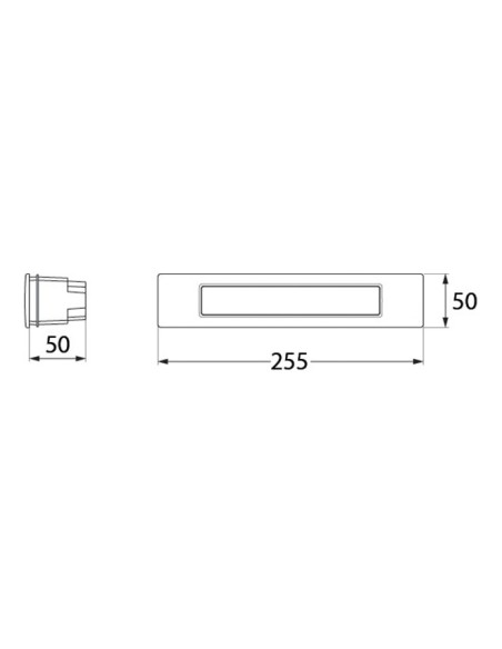 Empotrable pared exterior Nina 8C1.000.000.WYP1K Fumagalli