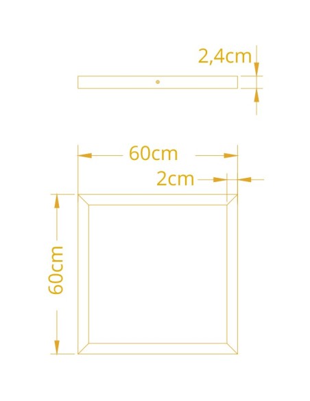 Panel led Voltaire Cct A25886601ABS Lumit