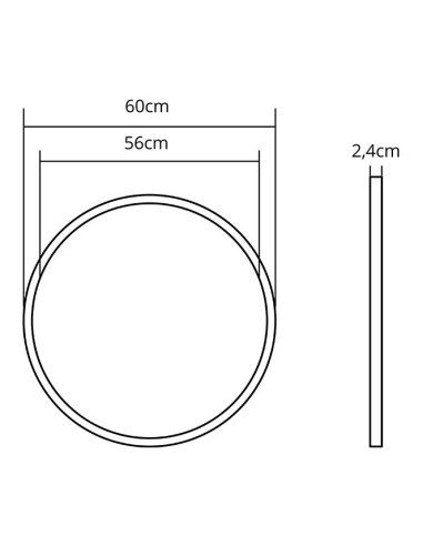 Panel led Erasmus Cct A45886001ABS Lumit