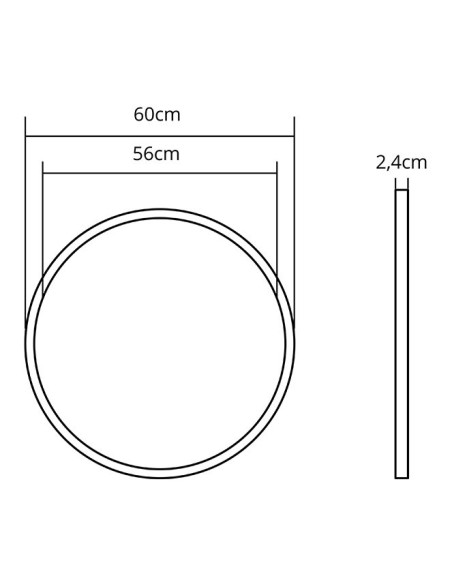 Panel led Erasmus Cct A45886001ABS Lumit