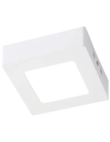 Luminaria superficie SQUARE SLIM SUL 100945 6w 2700k 400 Lm 12x12cm, Plafones de techo