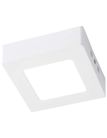 Luminaria superficie SQUARE SLIM SUL 100945 6w 2700k 400 Lm 12x12cm, Plafones de techo