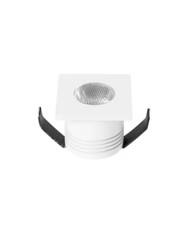 Focos empotrables SULION 100950 led 3w 170Lm 3000k 3x3cm blanco, Lámparas modernas