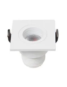 Downlight led blanco DOTFIX SQUARE SULION 3w 4500k 170Lm 46x46mm, Lámparas modernas