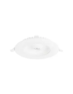 Focos led empotrables SULION 100968 22w 2000Lm 2700k dimmable Ø25cm blanco, Focos de empotrar y downlight