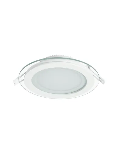 Empotrable led SMD DOWN GLASS SULION 6w 4000k 390Lm Ø9cm, Lámparas modernas