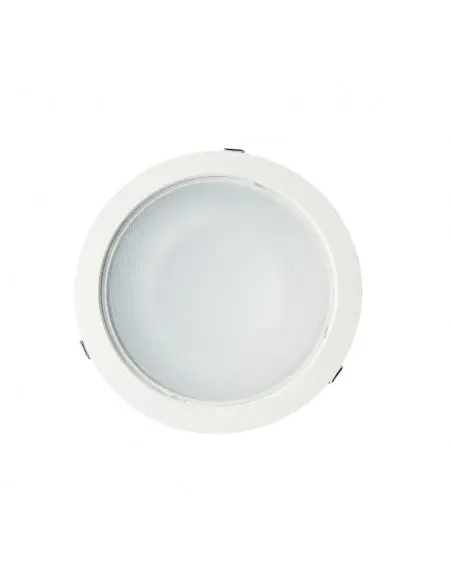 Downlight BUGY 101172 SULION Ø23cm 6cm alto blanco LED 25w 3000K 2100lm IP20, Focos de empotrar y downlight