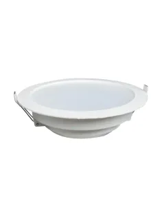 Downlight BUGY 101173 SULION Ø18cm 6cm alto blanco LED 20w 3000K 1600lm IP20, Focos de empotrar y downlight