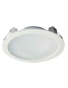 Downlight BUGY 101174 SULION Ø18cm 6cm alto blanco LED 20w 4000K 1650lm IP20, Focos de empotrar y downlight