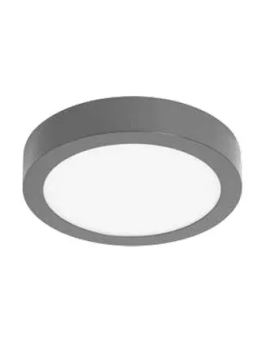 Plafon exterior OUTDOOR 101194 SULION Ø22cm gris oscuro LED 18w 4000K 1480lm IP44, Plafones exterior