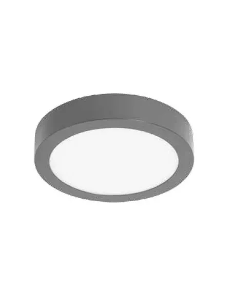 Plafon exterior OUTDOOR 101194 SULION Ø22cm gris oscuro LED 18w 4000K 1480lm IP44, Plafones exterior