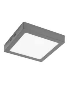 Plafon exterior OUTDOOR 110039 SULION 22x22x4cm gris oscuro LED 18w 4000K 1480lm IP44, Plafones exterior