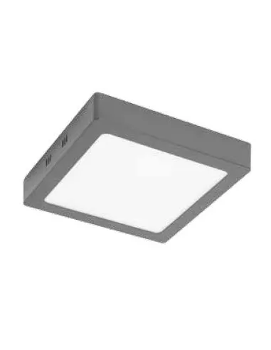 Plafon exterior OUTDOOR 110039 SULION 22x22x4cm gris oscuro LED 18w 4000K 1480lm IP44, Plafones exterior