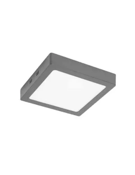 Plafon exterior OUTDOOR 110039 SULION 22x22x4cm gris oscuro LED 18w 4000K 1480lm IP44, Plafones exterior