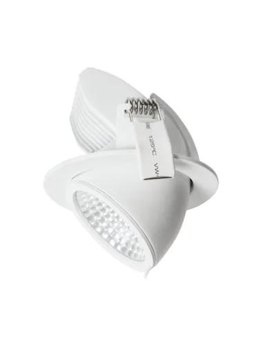 Empotrable basculante giratorio led COBFIX ANGLE 25w 4000k 1900Lm Ø18cm, Lámparas modernas