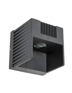 Aplique exterior SULION 111130 led 3w 3000k IP54 9x9cm gris, Bañadores de pared